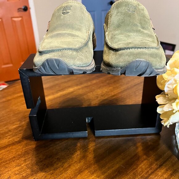 Timberland Smart Comfort System Green Suede Mule Clog Shoes Size 7.5 - Picture 4 of 6